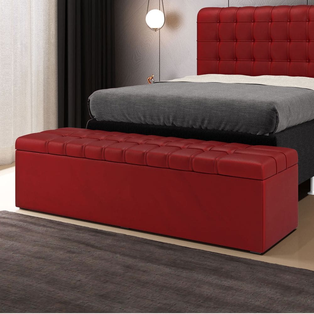 Calçadeira Alpha 160 / N-033 Veludo Vermelho