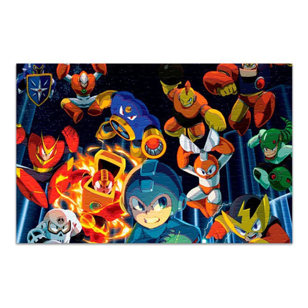 Quebra Cabeça Mega Man Personalizado 120 Peças 003
