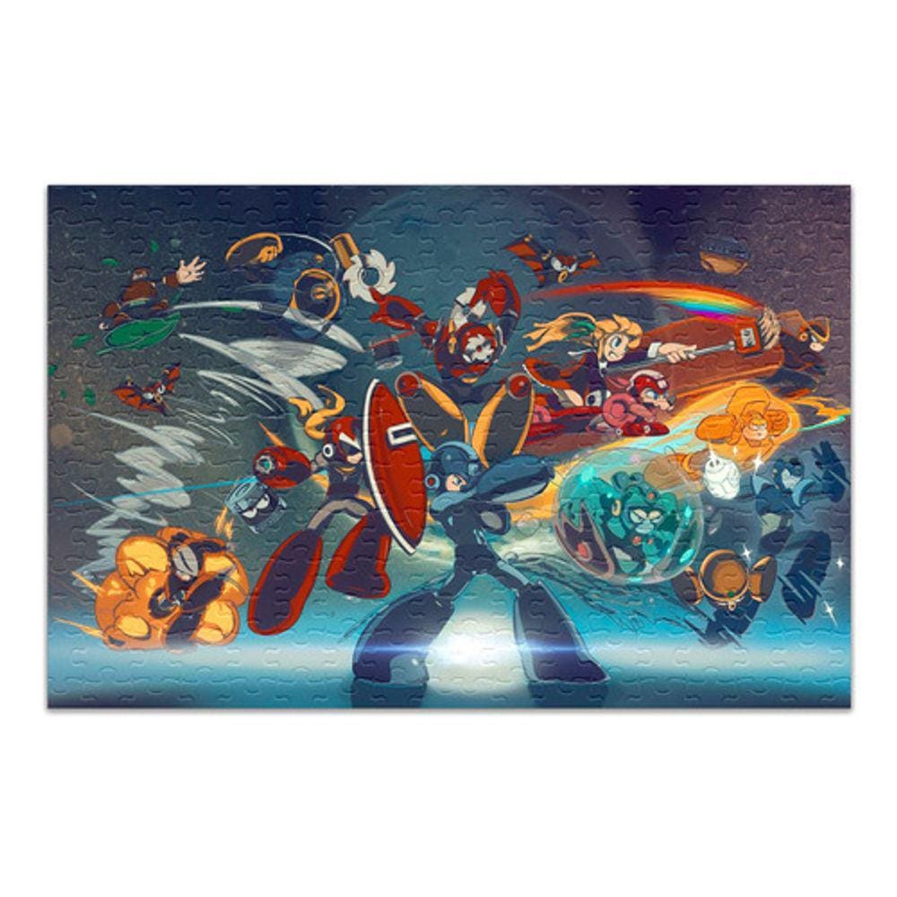 Quebra Cabeça Mega Man Personalizado 120 Peças 002