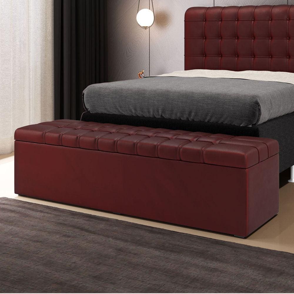 Calçadeira Alpha 160 / N-034 Veludo Bordô 