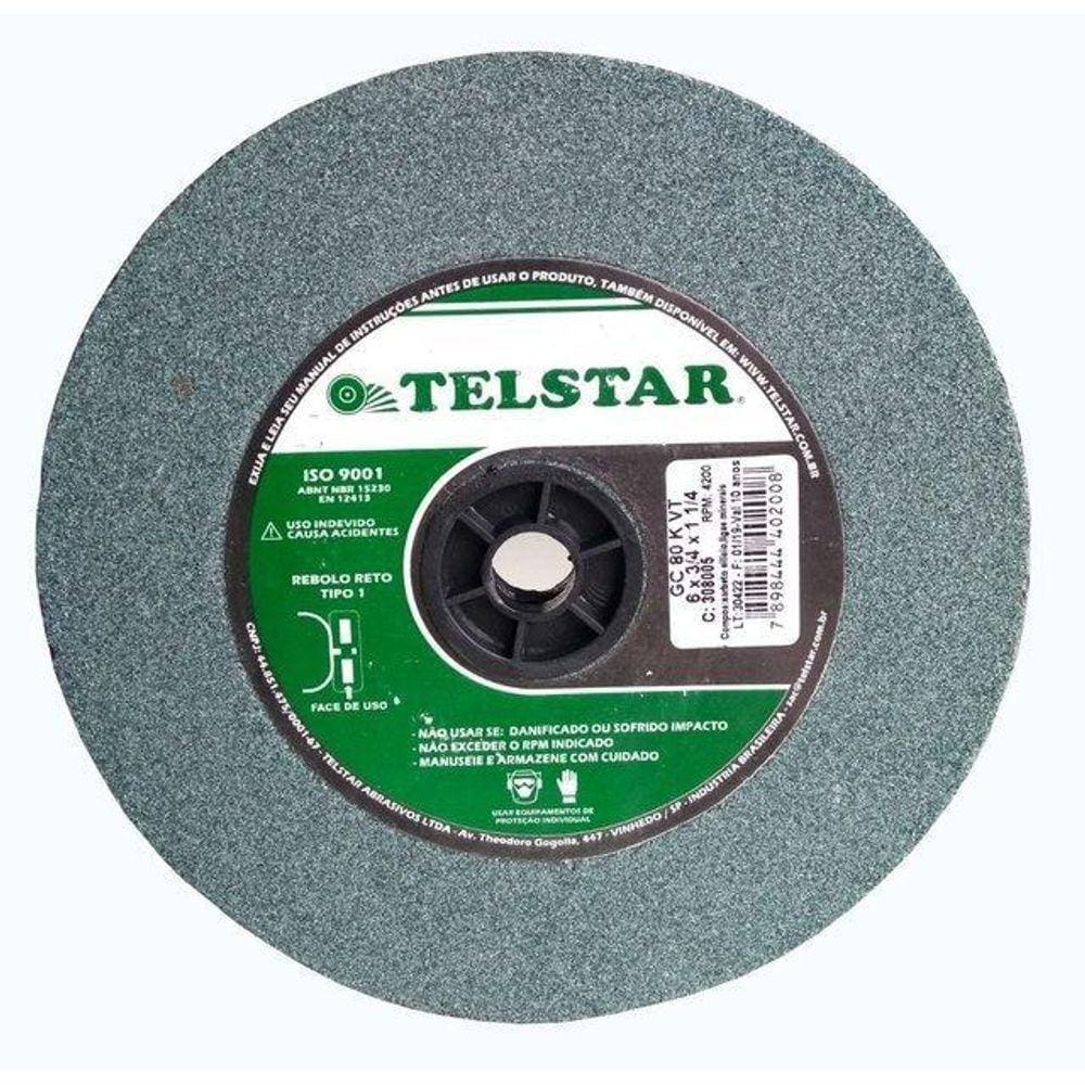 Rebolo De Ferramentas De Widea 6X1 Grana Gc60 Telstar