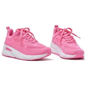 Tênis Feminino Via Marte Solado Alto Lycra 22-11401