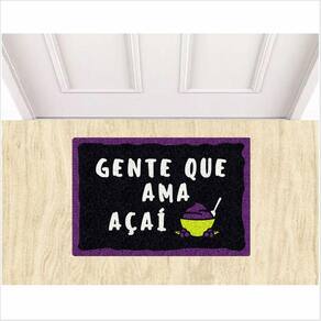 Tapete Personalizado Acai Gente que Ama Açai Decoração Portas Salas e Casas
