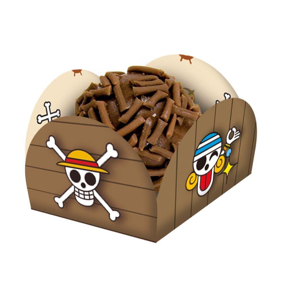 40 Porta Forminha Doces Festa One Piece