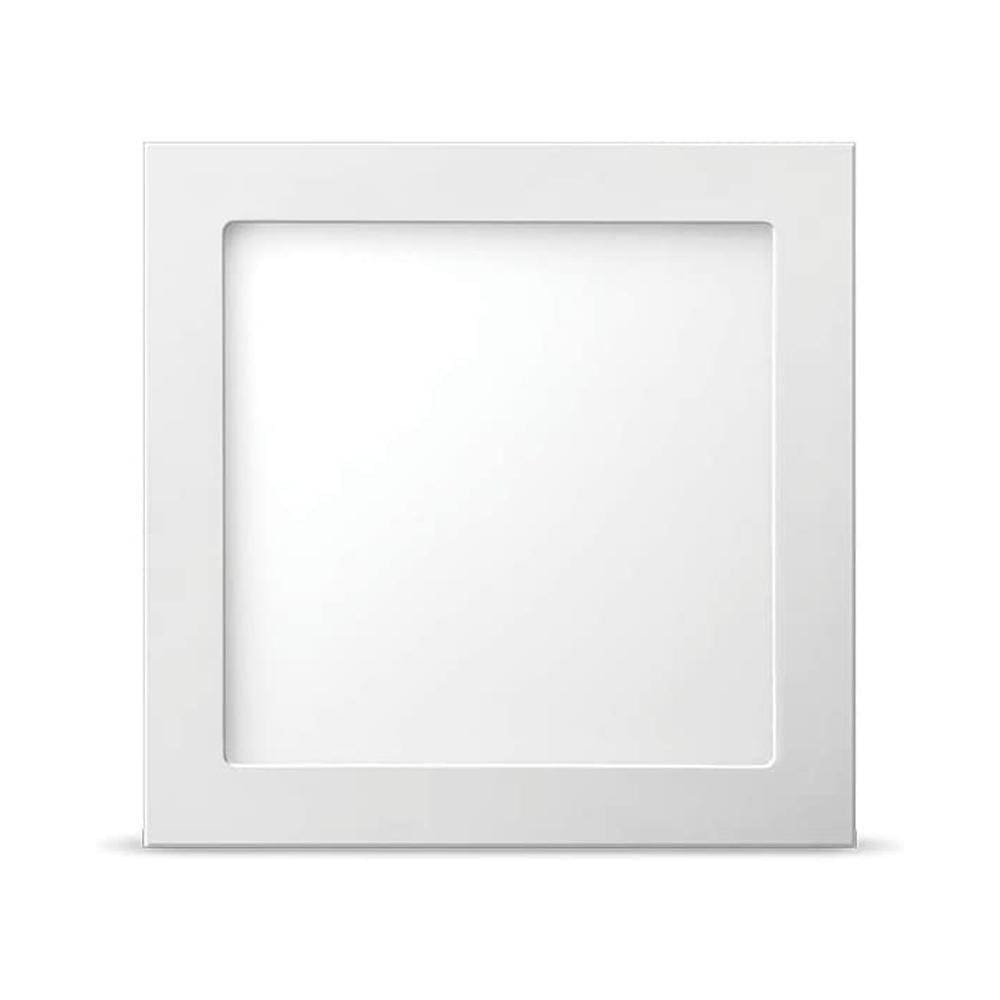 Lâmpada Embutir Quadrado 12W Branco 6500K Fria 860Lm Exbom