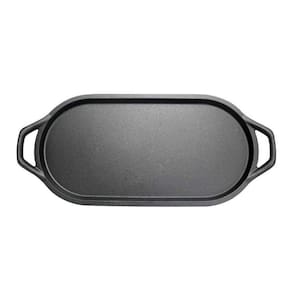 Chapa Ferro Fundido Oval Aquece Uniforme 45X22Cm Capacidade