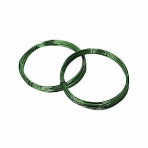 Arame Alumínio Verde 0,8Mm Para Decoração C/10 Metros