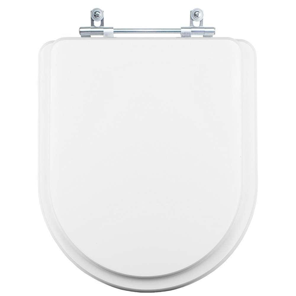 Tampa Vaso Sanitário Poliester Acrilico Smart Branco Para Bacia Celite