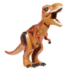 Boneco Dinossauro Tiranossauro Rex T-Rex Bloco De Montar
