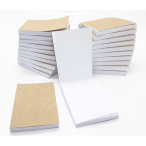 Kit 20 Blocos de Anotações 10x7cm 100 Folhas