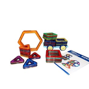 Brinquedo Educativo De Montar Magnético Formagnéticos 40Pçs
