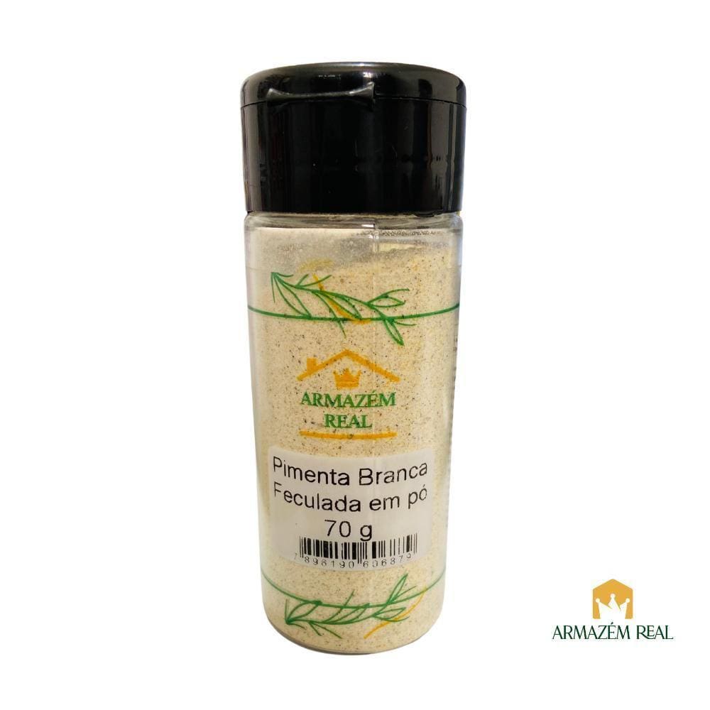 Pimenta Branca em Pó 70g Piper Nigrum - Realce o Sabor