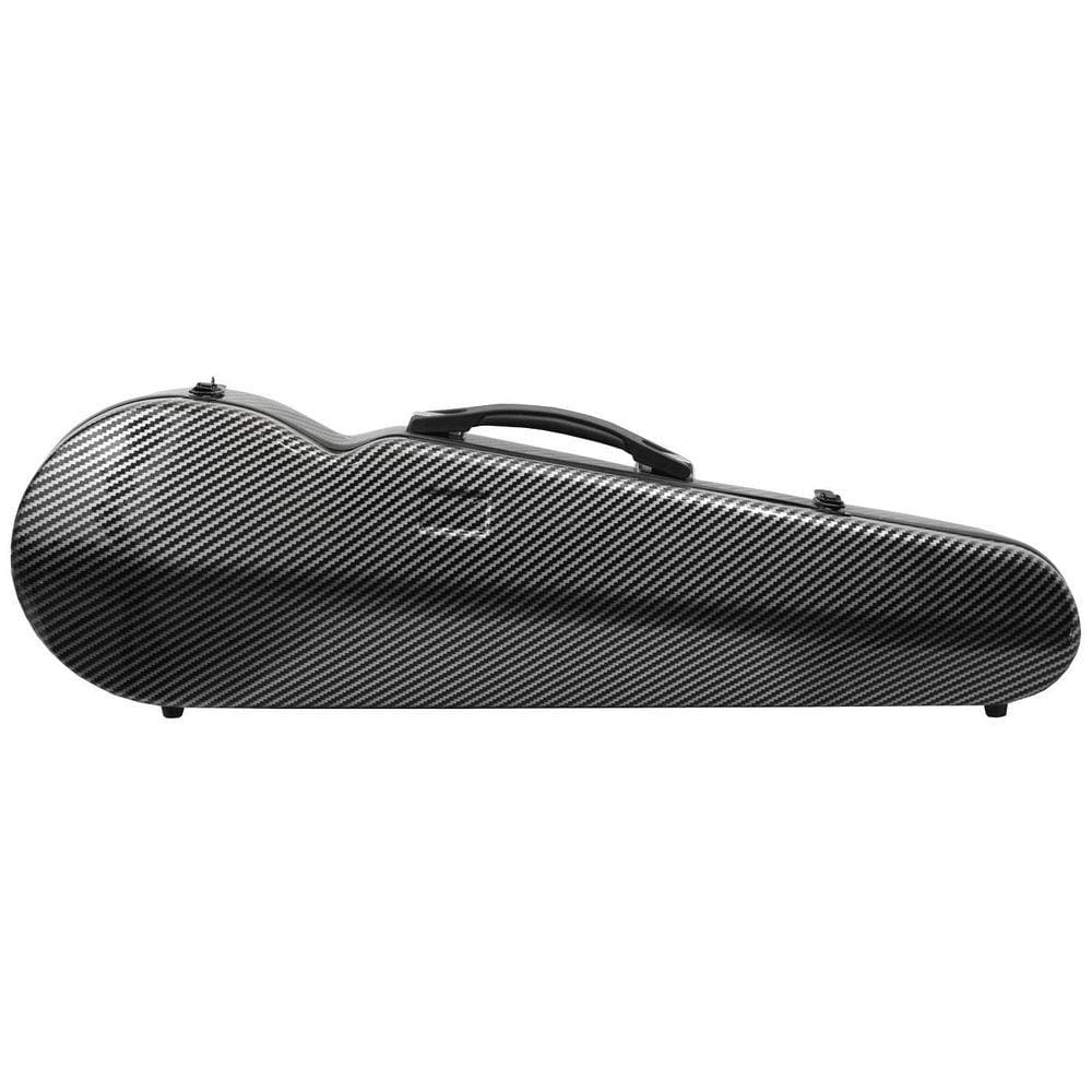 Estojo Case Fibra De Vidro Violino 4/4 Preto Carbono