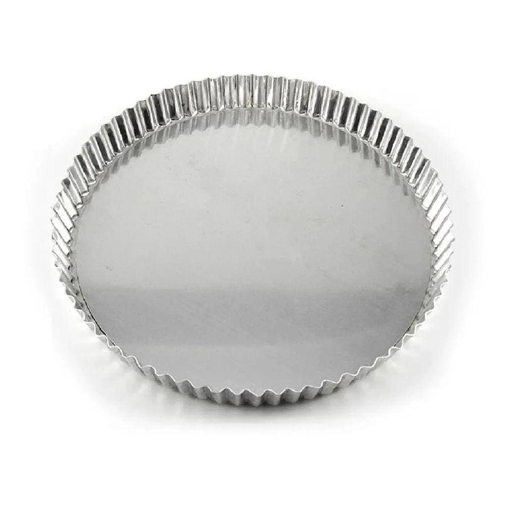 Forma Assadeira Torta Crespa Alumínio 21Cm