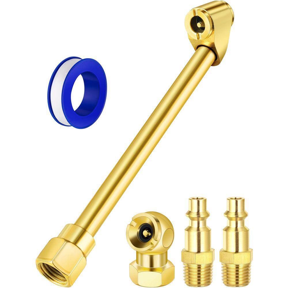 Air Chuck Set EVOULTES, conexão bidirecional, cabeça dupla pesada