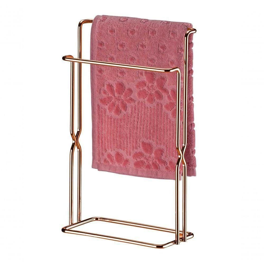 Porta Toalha Banheiro Rosto Mãos Bancada Rose Gold Future 1171rg