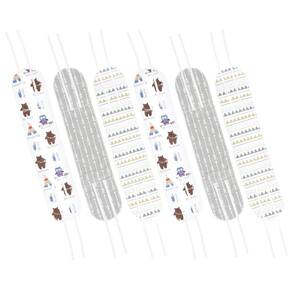 Baby Belly Binder Luvable Friends Be Brave, de 0 a 6 meses, pacote com 6