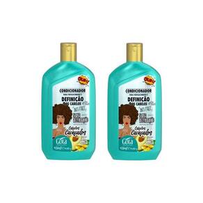 Condicionador Gota Dourada 430Ml Fort Cacheados - Kit 2Un