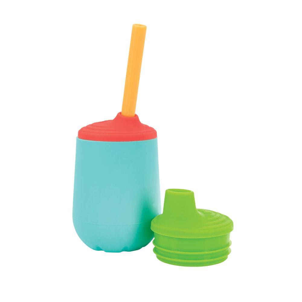 Conjunto de copos de treinamento Nuby First, copo de silicone de 118 ml para mais de 6 meses