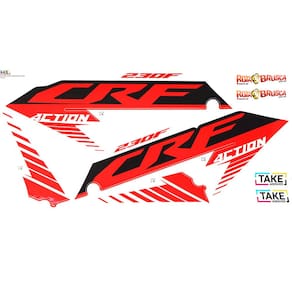 Adesivos Take Aletas Tanque Biker 4ction Crf 230
