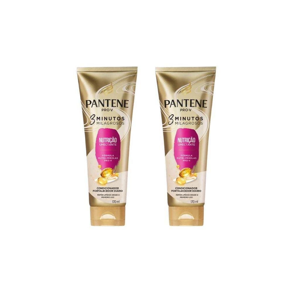 Condicionador Pantene 3 Min Milag Nutr Umec 170Ml-Kit C/2Un