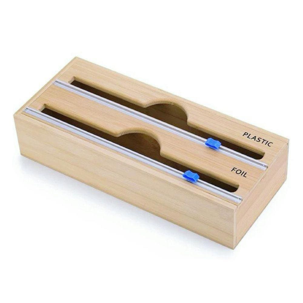 Suporte para Papel Alumínio e Filme PVC em Madeira