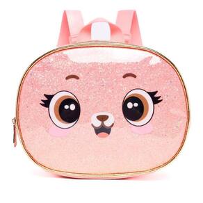 Lancheira Térmica Raposa Pack Me Fox Brilhosa Rosa