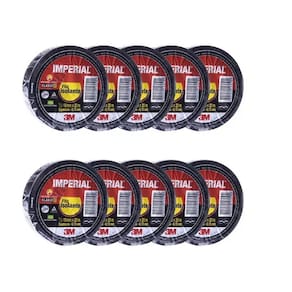 Kit com 10 Fita Isolante 3M Imperial 18MM X 20M