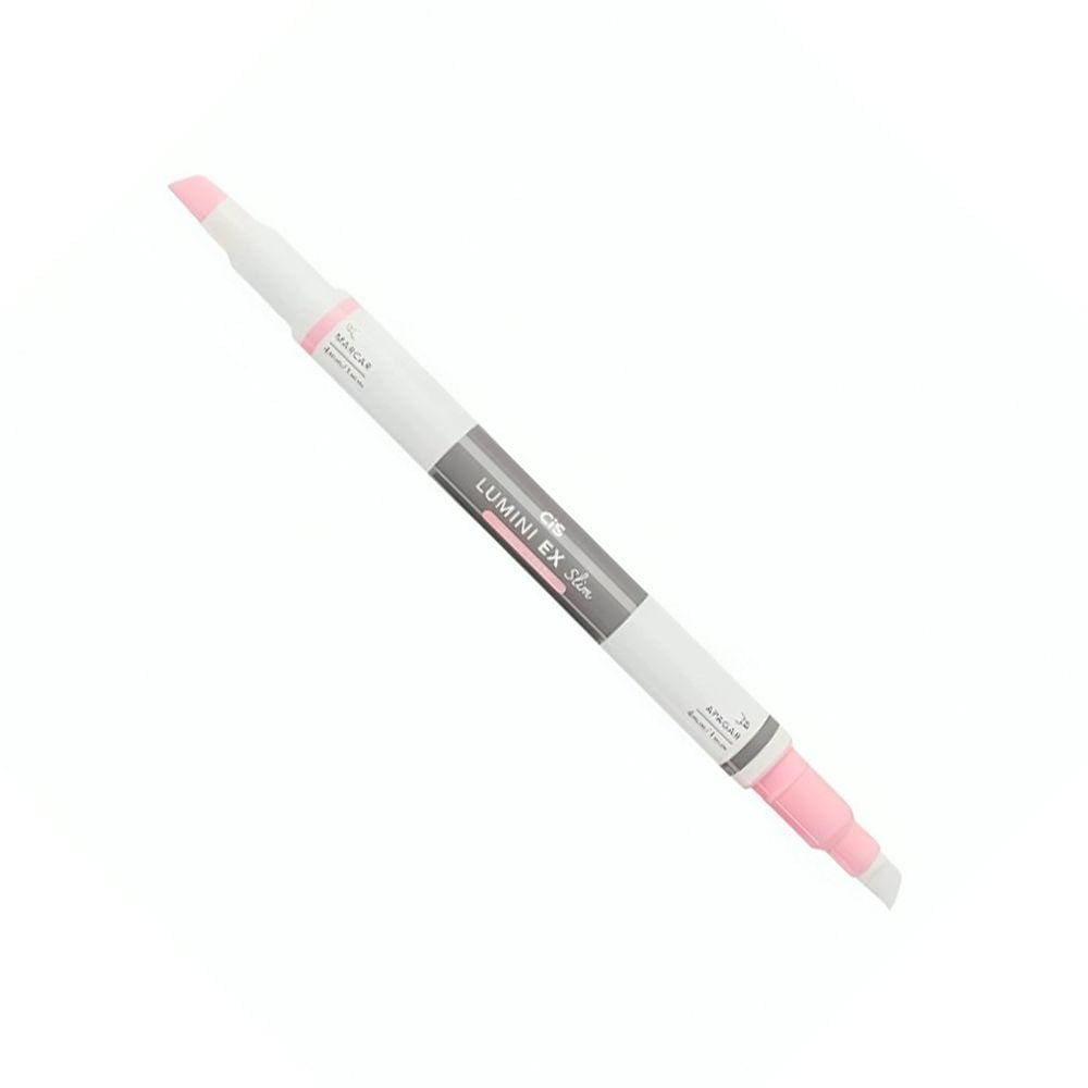 Caneta Marca-Texto Apagável Cis Lumini EX Slim Rosa