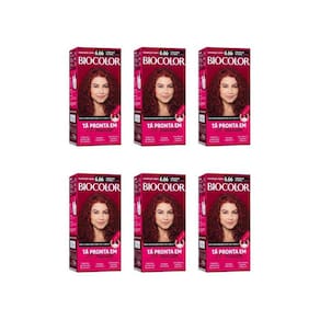 Coloraçao Biocolor Creme 6.66 Verm Int De Arrasar-Kit C/6Un