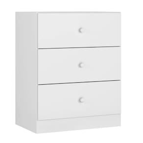 Cômoda Infantil 3 Gavetas Ariane Branco - Montanaris Decor