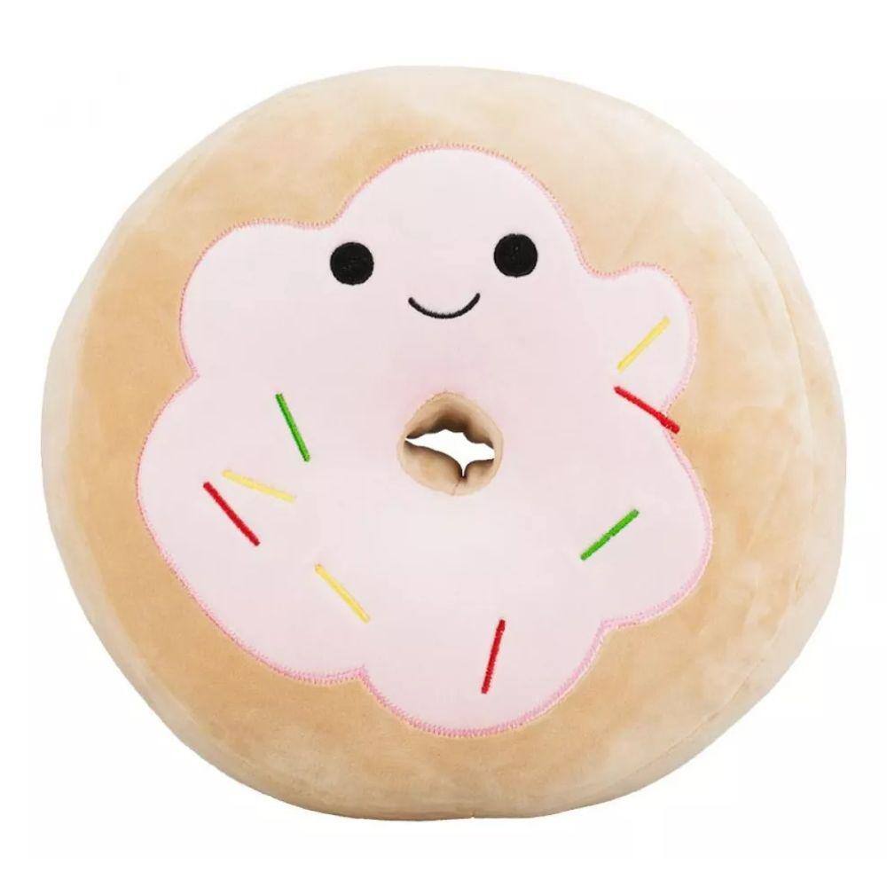 Rosquinha Sabor Morango Rosto 32x14x32cm - Pelúcia