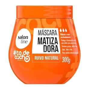 Máscara capilar matizadora Salon Line To de cacho Ruiva Natural 300g
