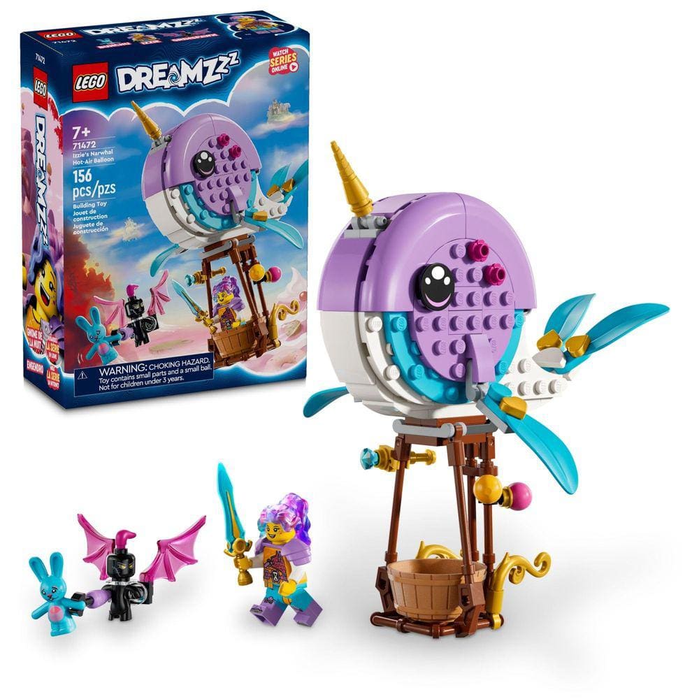 Balão de ar quente Toy LEGO DreamZzz Izzie`s Nar com mais de 7 anos