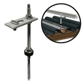 Estrutura Suporte Fixador Placa Painel Solar Alumínio E Inox