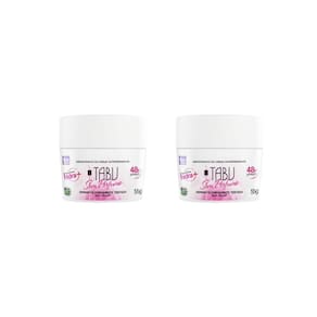 Desodorante Creme Tabu 55G Sem Perfume - Kit Com 2Un