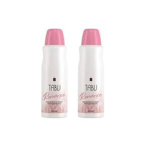 Desodorante Spray Tabu 90Ml Romance - Kit Com 2Un