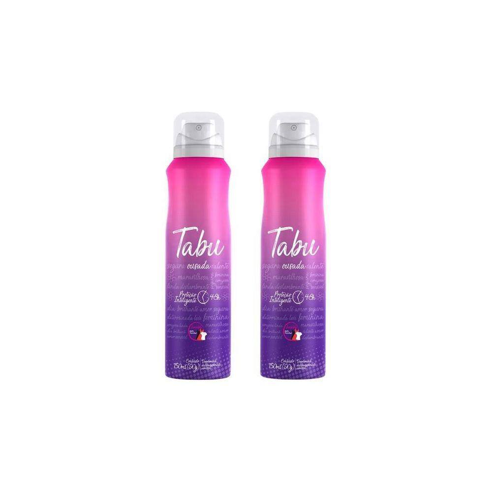 Desodorante Aero Tabu 150Ml Ousada - Kit Com 2Un