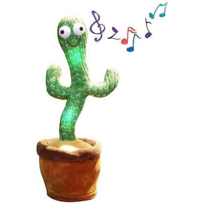 Cactos Pelúcia Dançante E Falante Toca Música Repete Fala