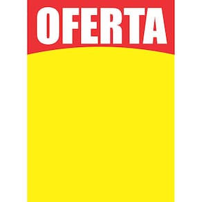 Cartaz Promocional Oferta 50 unidades Duplex 31x46 cm