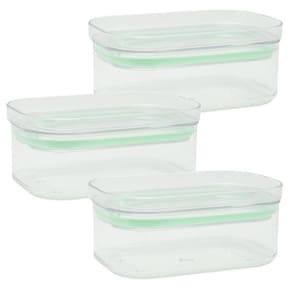 Kit 3 Potes Herméticos 425ml - Organize a cozinha