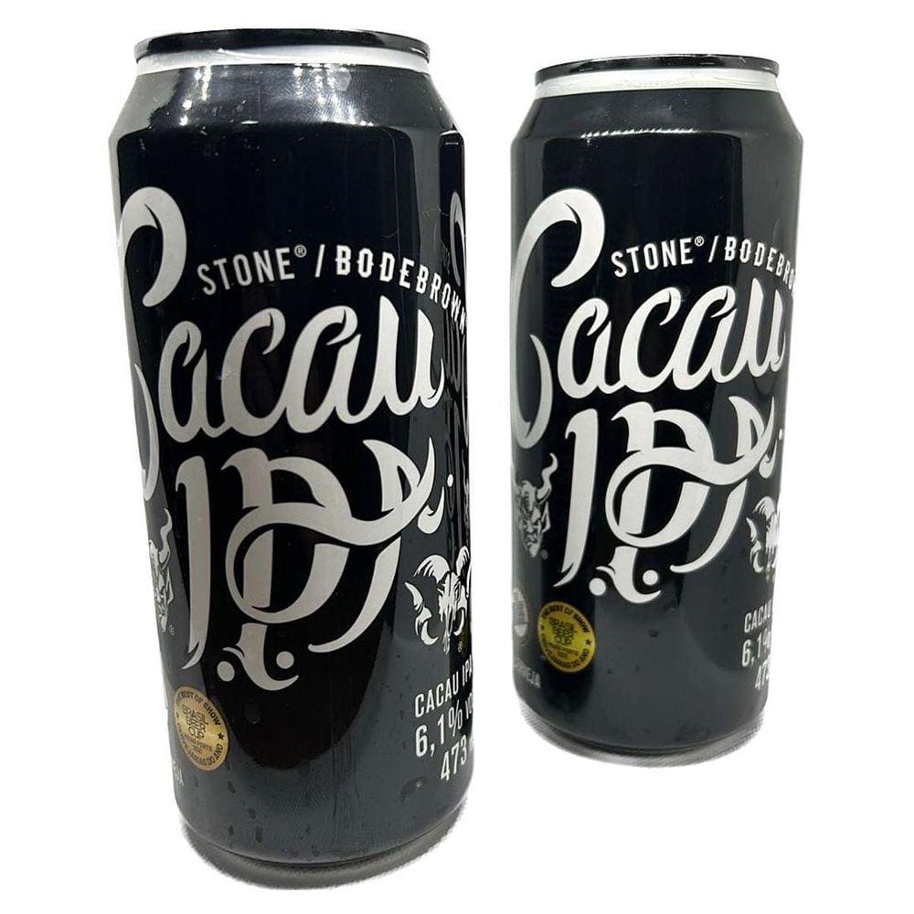 Kit 2 Cervejas Cacau Ipa Bodebrown 473Ml Pale Ale Caramelo