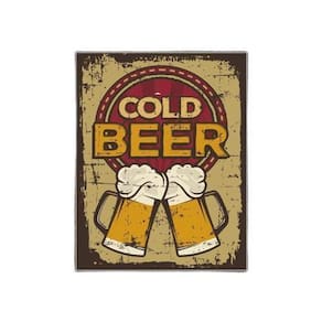 Kit 3 Placas Decorativa - Cold Beer Cerveja Modelo 2 Pints
