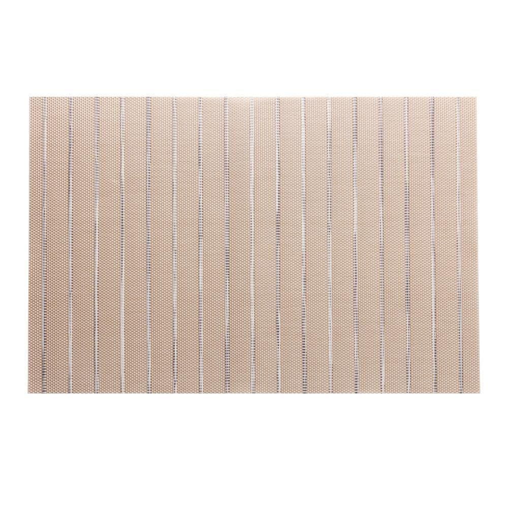 Lugar Americano Lyor Linhas Dourado De Pvc 30Cm X 45Cm