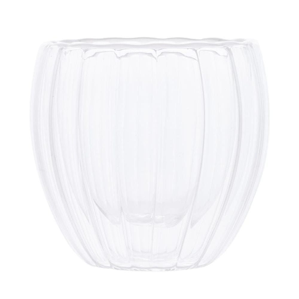 Copo P/Cafe Dupla Parede Vidro Borossilicato Resistente A