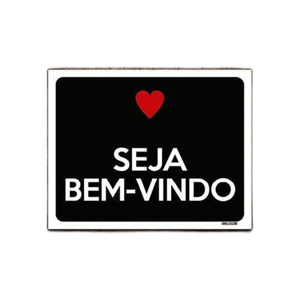 Kit 10 Placas Decorativa - Seja Bem Vindo