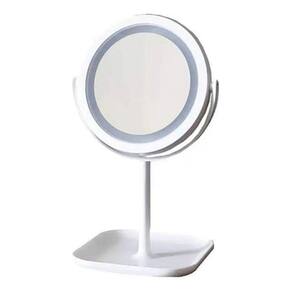 Espelho Maquiagem Led A Bateria 22Cm - Dupla Face 1X E 3X