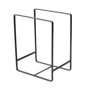 Suporte Organizador Multiuso Para Tampas Pratos Preto 3852