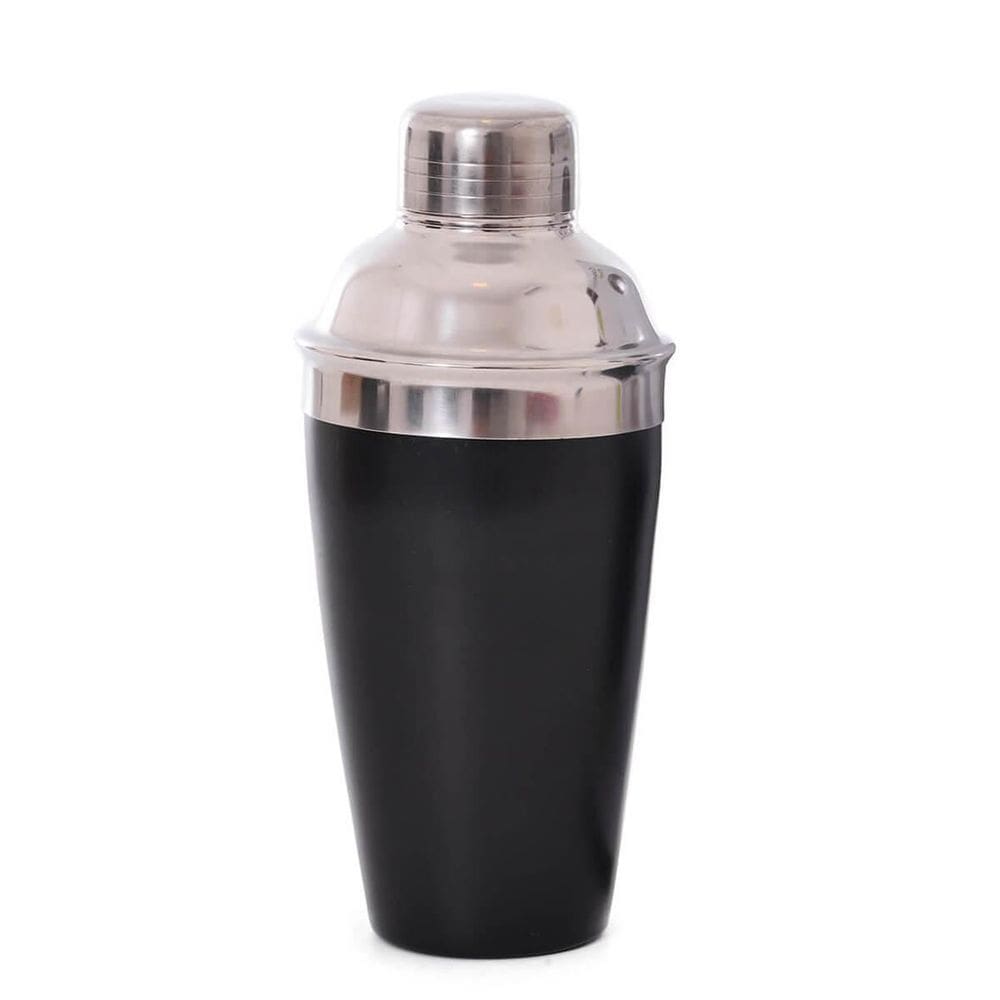 Coqueteleira De Aço Inox Preto Fosco 500Ml