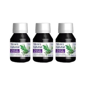 Oleo Capilar Skafe Natutrat Alecrim 60Ml-Kit C/3Un